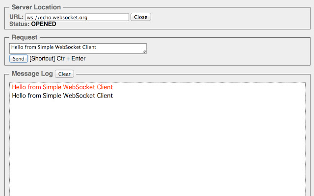 Simple WebSocket Client chrome谷歌浏览器插件_扩展第1张截图