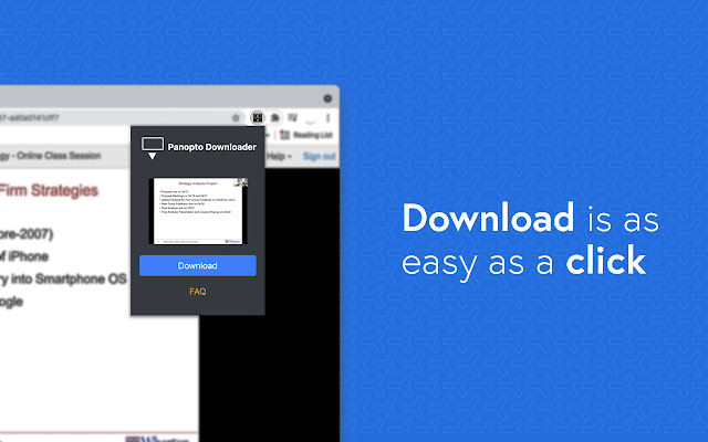 Panopto Lecture Downloader chrome谷歌浏览器插件_扩展第2张截图