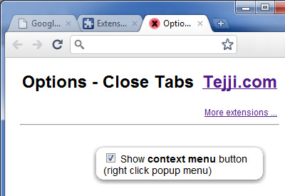 Close Tabs chrome谷歌浏览器插件_扩展第2张截图