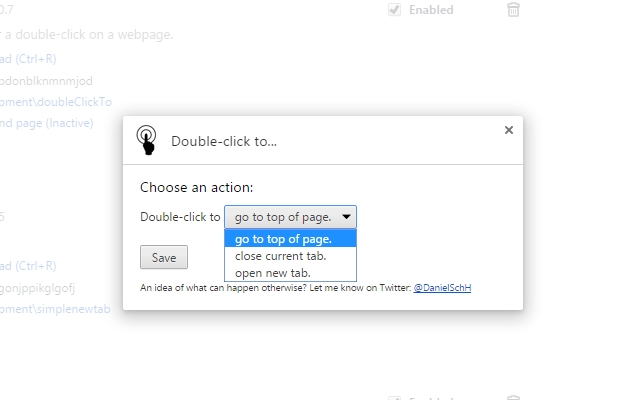 Double-click to... chrome谷歌浏览器插件_扩展第1张截图