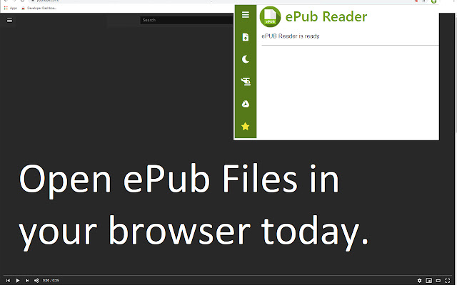 ePub阅读器 chrome谷歌浏览器插件_扩展第1张截图