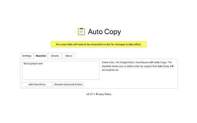 Auto Copy chrome谷歌浏览器插件_扩展第3张截图