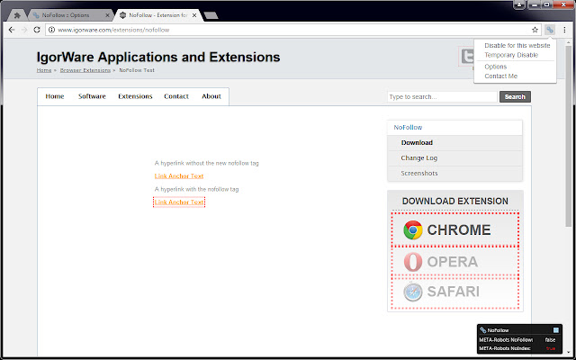 NoFollow chrome谷歌浏览器插件_扩展第1张截图