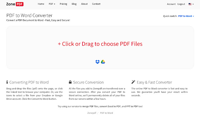 PDF to Word chrome谷歌浏览器插件_扩展第4张截图