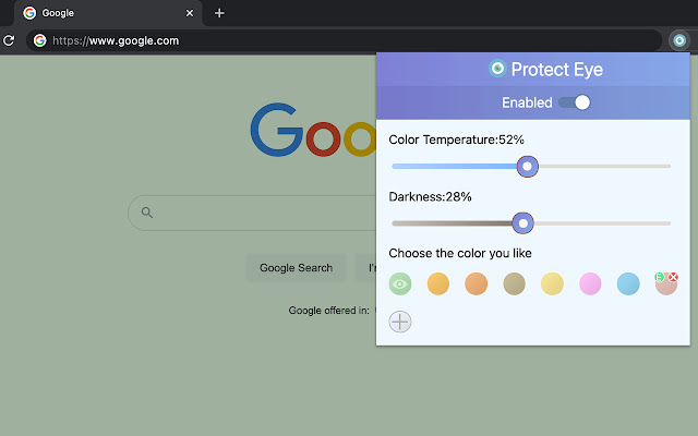 Protect Eye chrome谷歌浏览器插件_扩展第1张截图