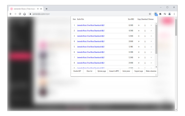 Audio Downloader Prime chrome谷歌浏览器插件_扩展第1张截图
