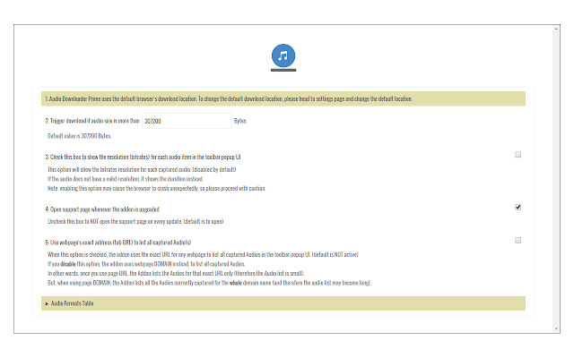 Audio Downloader Prime chrome谷歌浏览器插件_扩展第2张截图