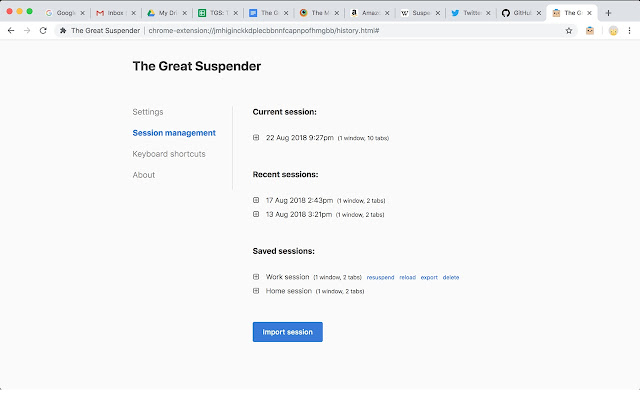 The Great Suspender chrome谷歌浏览器插件_扩展第5张截图