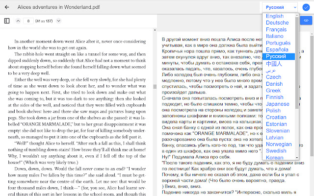PDF Book Translator chrome谷歌浏览器插件_扩展第1张截图