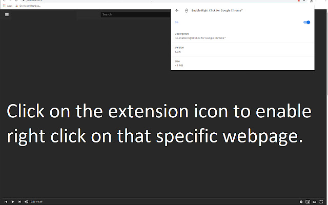 为Google Chrome™启用右键 chrome谷歌浏览器插件_扩展第1张截图
