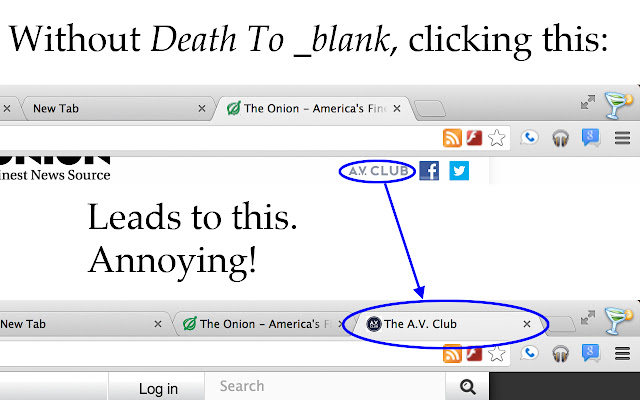 Death To _blank chrome谷歌浏览器插件_扩展第1张截图