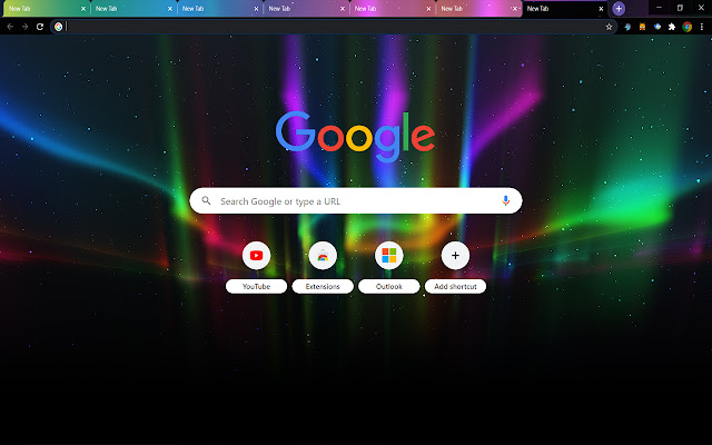 Aurora - Multi Color Tabs chrome谷歌浏览器插件_扩展第2张截图