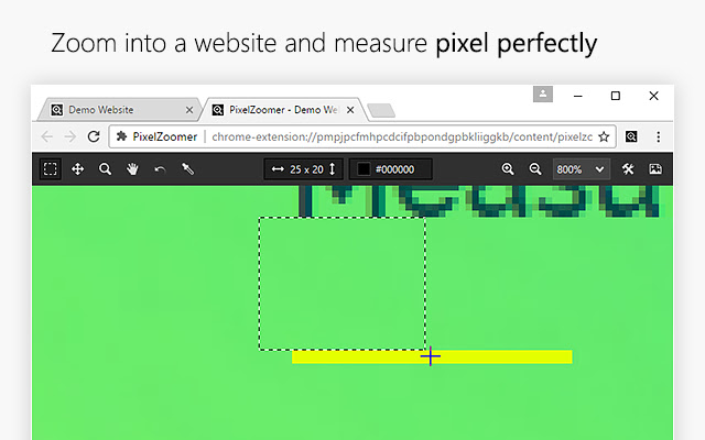 PixelZoomer chrome谷歌浏览器插件_扩展第1张截图