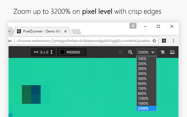 PixelZoomer chrome谷歌浏览器插件_扩展第3张截图