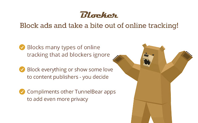 TunnelBear Blocker chrome谷歌浏览器插件_扩展第1张截图