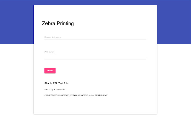 Zebra Printing chrome谷歌浏览器插件_扩展第2张截图