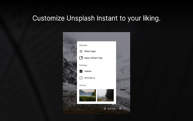 Unsplash Instant chrome谷歌浏览器插件_扩展第2张截图