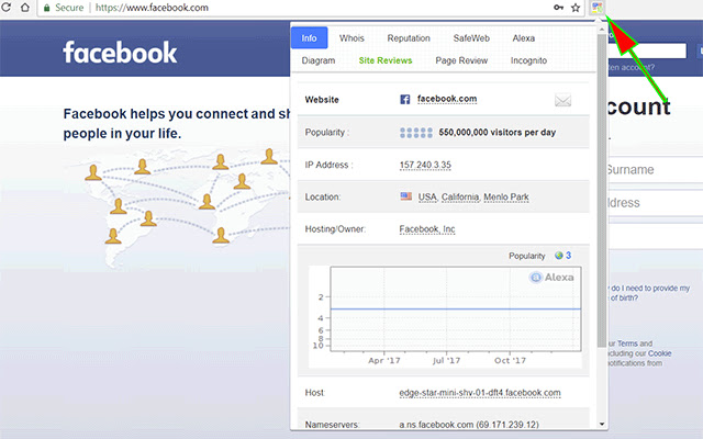 IP Whois & Flags Chrome & Websites Rating chrome谷歌浏览器插件_扩展第1张截图