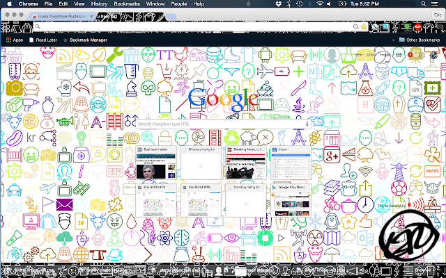 Icons Overdrive Multicolor chrome谷歌浏览器插件_扩展第1张截图