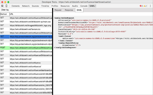 SAML DevTools extension chrome谷歌浏览器插件_扩展第2张截图