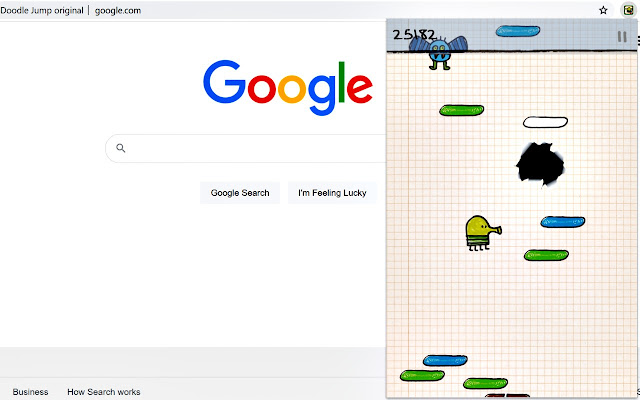 Doodle Jump original chrome谷歌浏览器插件_扩展第1张截图