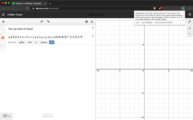 Desmos More Greek Letters chrome谷歌浏览器插件_扩展第1张截图