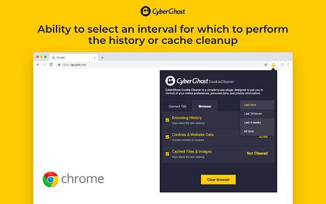 CyberGhost Cookie Cleaner chrome谷歌浏览器插件_扩展第2张截图