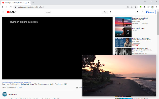 Picture in Picture chrome谷歌浏览器插件_扩展第1张截图