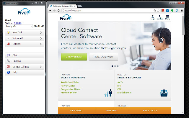 Five9 Agent Desktop Toolkit chrome谷歌浏览器插件_扩展第1张截图
