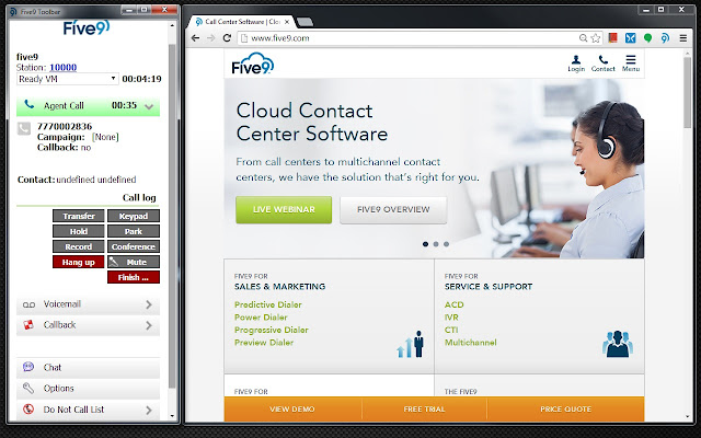 Five9 Agent Desktop Toolkit chrome谷歌浏览器插件_扩展第2张截图