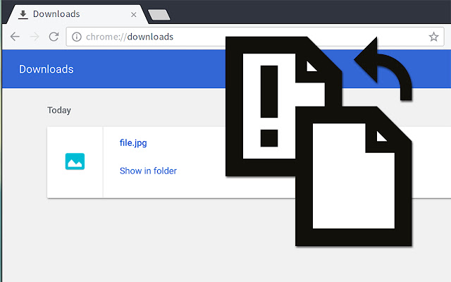 Downloads Overwrite Already Existing Files chrome谷歌浏览器插件_扩展第1张截图