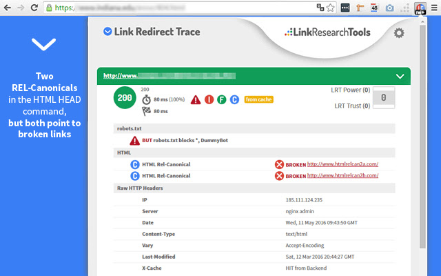 Link Redirect Trace chrome谷歌浏览器插件_扩展第3张截图