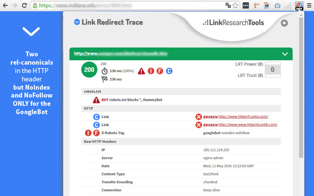 Link Redirect Trace chrome谷歌浏览器插件_扩展第4张截图