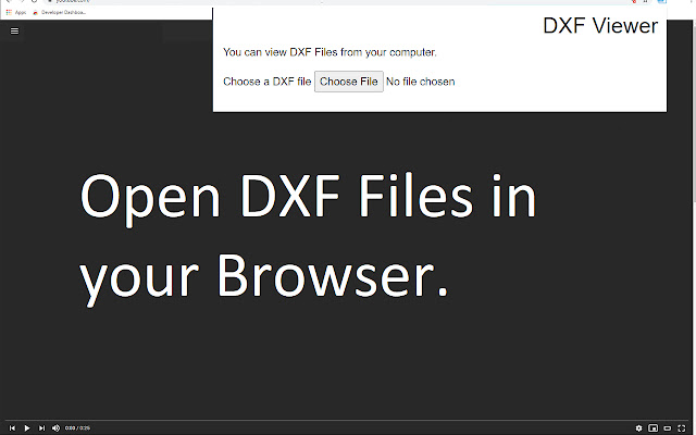 DXF查看器 chrome谷歌浏览器插件_扩展第1张截图