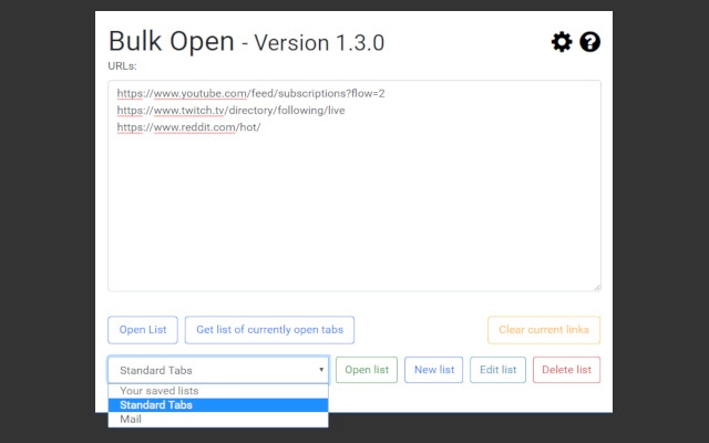 Bulk URL Opener chrome谷歌浏览器插件_扩展第2张截图
