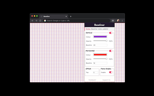 Baseliner chrome谷歌浏览器插件_扩展第2张截图