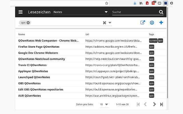 QOwnNotes Web Companion chrome谷歌浏览器插件_扩展第1张截图