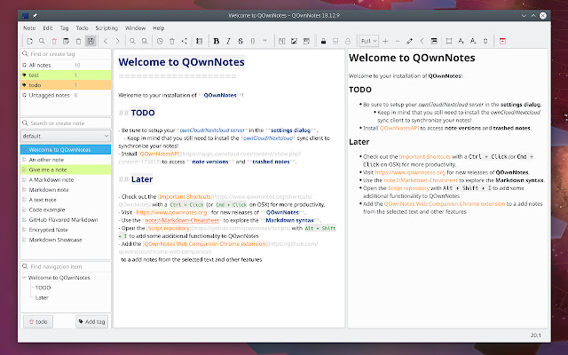 QOwnNotes Web Companion chrome谷歌浏览器插件_扩展第3张截图