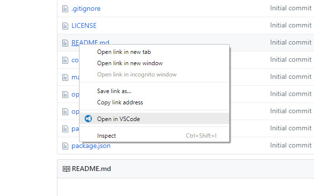 Open in VSCode chrome谷歌浏览器插件_扩展第1张截图