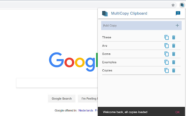 MultiCopy Clipboard, Copy & Paste chrome谷歌浏览器插件_扩展第1张截图
