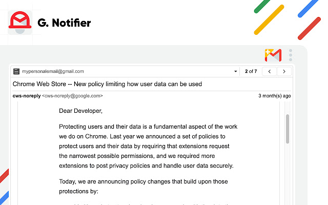 Notifier for Gmail™ chrome谷歌浏览器插件_扩展第3张截图