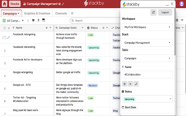Stackby Webclipper chrome谷歌浏览器插件_扩展第2张截图
