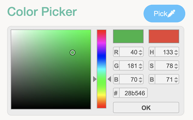 Easy Color Picker chrome谷歌浏览器插件_扩展第3张截图