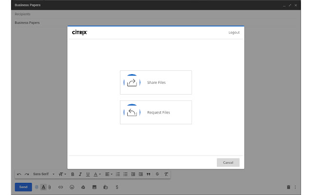 Citrix Files for Gmail chrome谷歌浏览器插件_扩展第1张截图