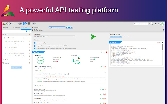 Apic - Complete API solution chrome谷歌浏览器插件_扩展第4张截图