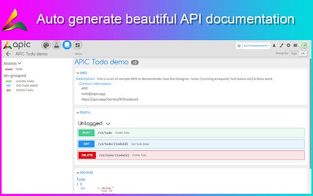 Apic - Complete API solution chrome谷歌浏览器插件_扩展第5张截图