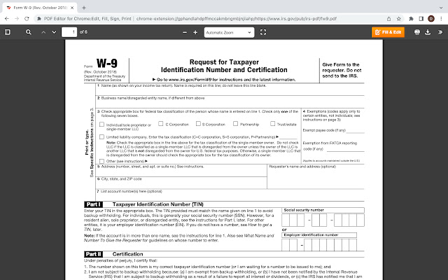 PDF Editor for Chrome:Edit, Fill, Sign, Print chrome谷歌浏览器插件_扩展第2张截图