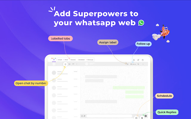 Eazybe: Schedule Message in Web WhatsApp chrome谷歌浏览器插件_扩展第1张截图