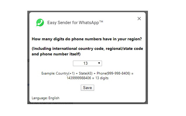 Easy Sender for WhatsApp™ chrome谷歌浏览器插件_扩展第1张截图