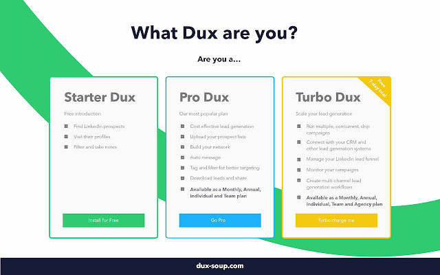 Dux-Soup for LinkedIn Automation chrome谷歌浏览器插件_扩展第3张截图